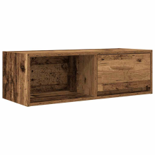 vidaXL antik fa színű szerelt fa TV-szekrény 80x31x25,5 cm (861468) bútor