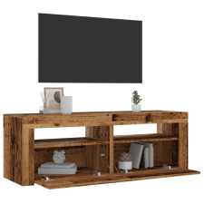 vidaXL antik fa színű szerelt fa TV-szekrény LED-ekkel 120x35x40 cm bútor