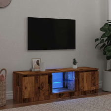 vidaXL antik fa színű szerelt fa TV-szekrény LED-ekkel 140x40x35,5 cm bútor