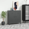 vidaXL antracitszürke acél ipari irattartó szekrény 90 x 40 x 100 cm