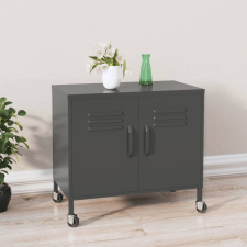 vidaXL antracitszürke acél tárolószekrény 60 x 35 x 56 cm bútor