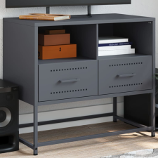 vidaXL antracitszürke acél TV-szekrény 68 x 39 x 60,5 cm bútor