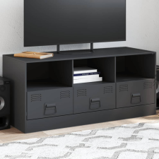 vidaXL antracitszürke acél TV-szekrény 99 x 39 x 44 cm bútor