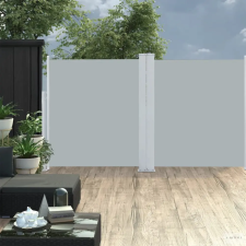 vidaXL Antracitszürke behúzható oldalsó napellenző 160 x 600 cm kerti bútor