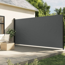 vidaXL antracitszürke behúzható oldalsó napellenző 200 x 600 cm kerti bútor