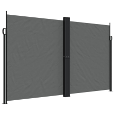 vidaXL antracitszürke behúzható oldalsó napellenző 200 x 600 cm (4004658) kerti bútor