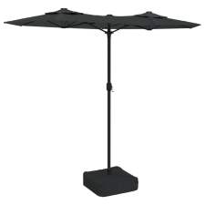 vidaXL antracitszürke dupla tetős napernyő 316x240 cm (362963) kerti bútor