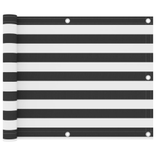 vidaXL antracitszürke-fehér oxford-szövet erkélyparaván 75 x 300 cm kerti bútor