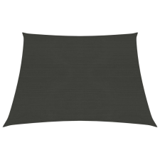 vidaXL antracitszürke HDPE napvitorla 160 g/m² 3/4 x 2 m kerti bútor
