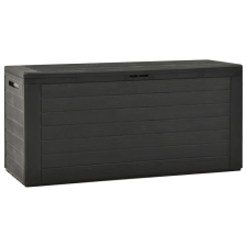 vidaXL antracitszürke kerti tárolóláda 116 x 44 x 55 cm kerti tárolás