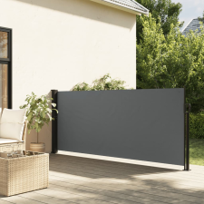 vidaXL antracitszürke kihúzható oldalsó napellenző 140 x 300 cm kerti bútor