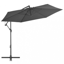vidaXL Antracitszürke konzolos napernyő alumíniumrúddal 300 cm kerti bútor