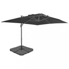 vidaXL Antracitszürke kültéri napernyő hordozható talppal kerti bútor