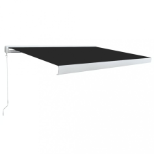 vidaXL Antracitszürke manuális, kazettás napellenző 450 x 300 cm kerti bútor