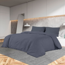 vidaXL Antracitszürke mikroszálas ágyneműhuzat-garnitúra 200 x 220 cm lakástextília