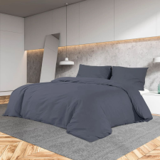vidaXL Antracitszürke mikroszálas ágyneműhuzat-garnitúra 240 x 200 cm lakástextília