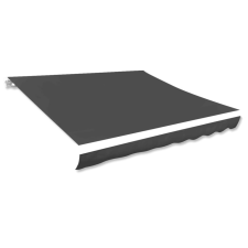 vidaXL antracitszürke napellenző ponyva 400 x 300 cm kerti bútor