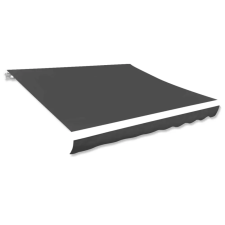 vidaXL antracitszürke napellenző ponyva 500 x 300 cm kerti bútor