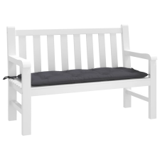 vidaXL Antracitszürke oxford szövet kerti padpárna 120 x 50 x 7 cm lakástextília