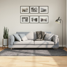 vidaXL antracitszürke rövid szálú puha és mosható szőnyeg 100 x 200 cm lakástextília