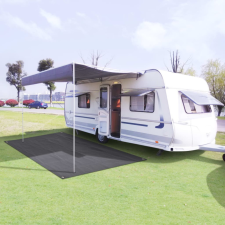 vidaXL antracitszürke sátorszőnyeg 300 x 500 cm kemping felszerelés