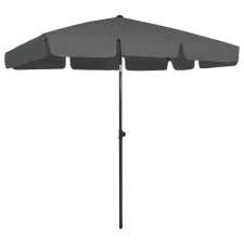 vidaXL Antracitszürke strandnapernyő 200 x 125 cm kerti bútor