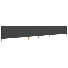 vidaXL antracitszürke szövet 6-paneles szélfogó 800 x 120 cm (47176) kerti bútor
