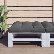 vidaXL antracitszürke szövet raklappárna 70 x 70 x 12 cm lakástextília