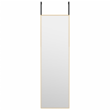 vidaXL arany üveg és alumínium ajtótükör 30x100 cm (327414) bútor