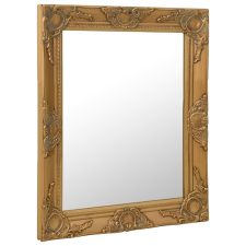 vidaXL aranyszínű barokk stílusú fali tükör 50 x 60 cm (320317) bútor