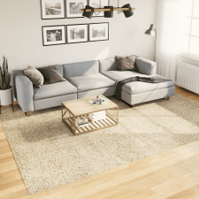 vidaXL aranyszínű hosszú szálú bozontos modern szőnyeg 240 x 340 cm lakástextília