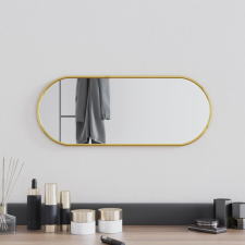 vidaXL aranyszínű ovális falitükör 50x20 cm bútor