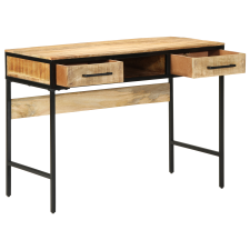 vidaXL Asztal 100x50x75 cm Tömörfa Durva Mangó (374086) íróasztal