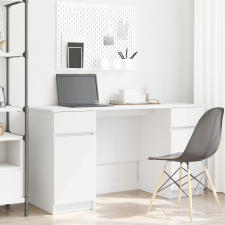 vidaXL Asztal Fehér 140x49x76 cm Szerelt fa íróasztal