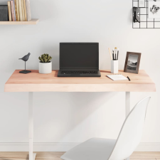 vidaXL asztallap 100x40x(2-6) cm kezeletlen tömör fa élőszegélyes bútor