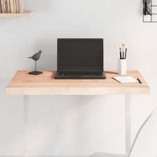 vidaXL asztallap 80x40x(2-4) cm kezeletlen tömör fa élőszegélyes bútor