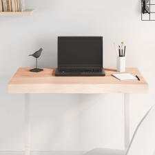 vidaXL asztallap 80x60x(2-6) cm kezeletlen tömör fa élőszegélyes bútor