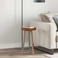 vidaXL Asztallap Egyéb sötétbarna Ø 30 x 4 cm Masszív tölgyfa bútor