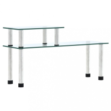 vidaXL átlátszó edzett üveg konyhai polc 45 x 16 x 26 cm bútor