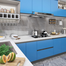 vidaXL azúrkék öntapadó PVC bútorfólia 500 x 90 cm kerti bútor