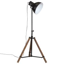 vidaXL Balck állólámpa 25 W 75x75x90-150 cm E27 világítás