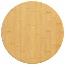 vidaXL bambusz asztallap Ø50 x 4 cm bútor