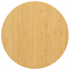 vidaXL bambusz asztallap Ø60 x 1,5 cm bútor