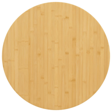 vidaXL bambusz asztallap Ø60 x 4 cm bútor