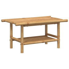vidaXL bambusz dohányzóasztal 70 x 40 x 35 cm (366472) bútor