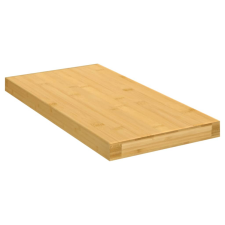 vidaXL bambusz fali polc 40x20x2,5 cm bútor