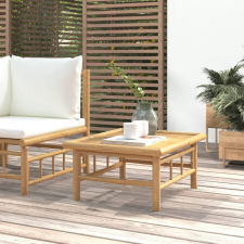 vidaXL bambusz kerti asztal 65 x 55 x 30 cm kerti bútor