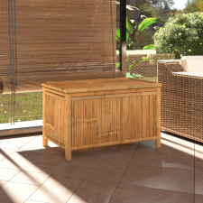 vidaXL bambusz kerti tárolóláda 90 x 52 x 55 cm kerti tárolás