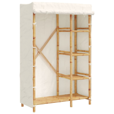 vidaXL bambusz ruhásszekrény 110 x 45 x 170 cm bútor