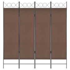 vidaXL barna 4-paneles paraván 160 x 180 cm bútor